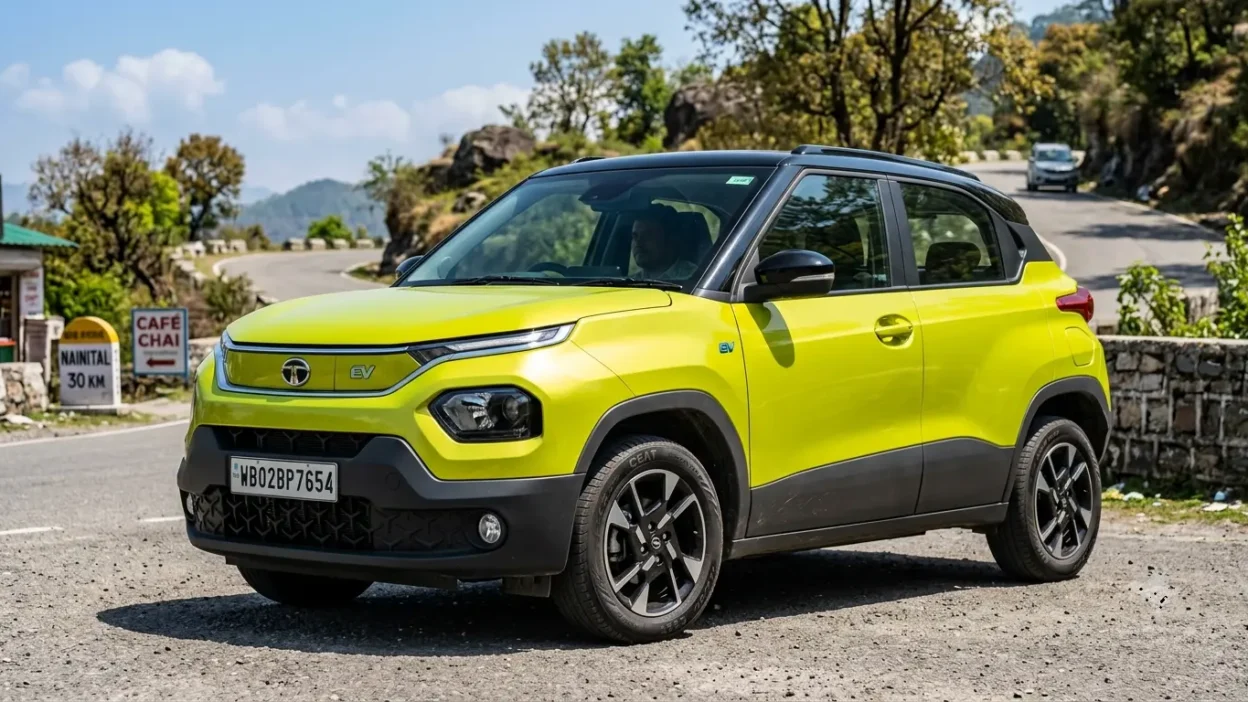 Tata Punch EV 2026 front view electric SUV review