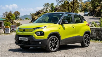 Tata Punch EV 2026 front view electric SUV review
