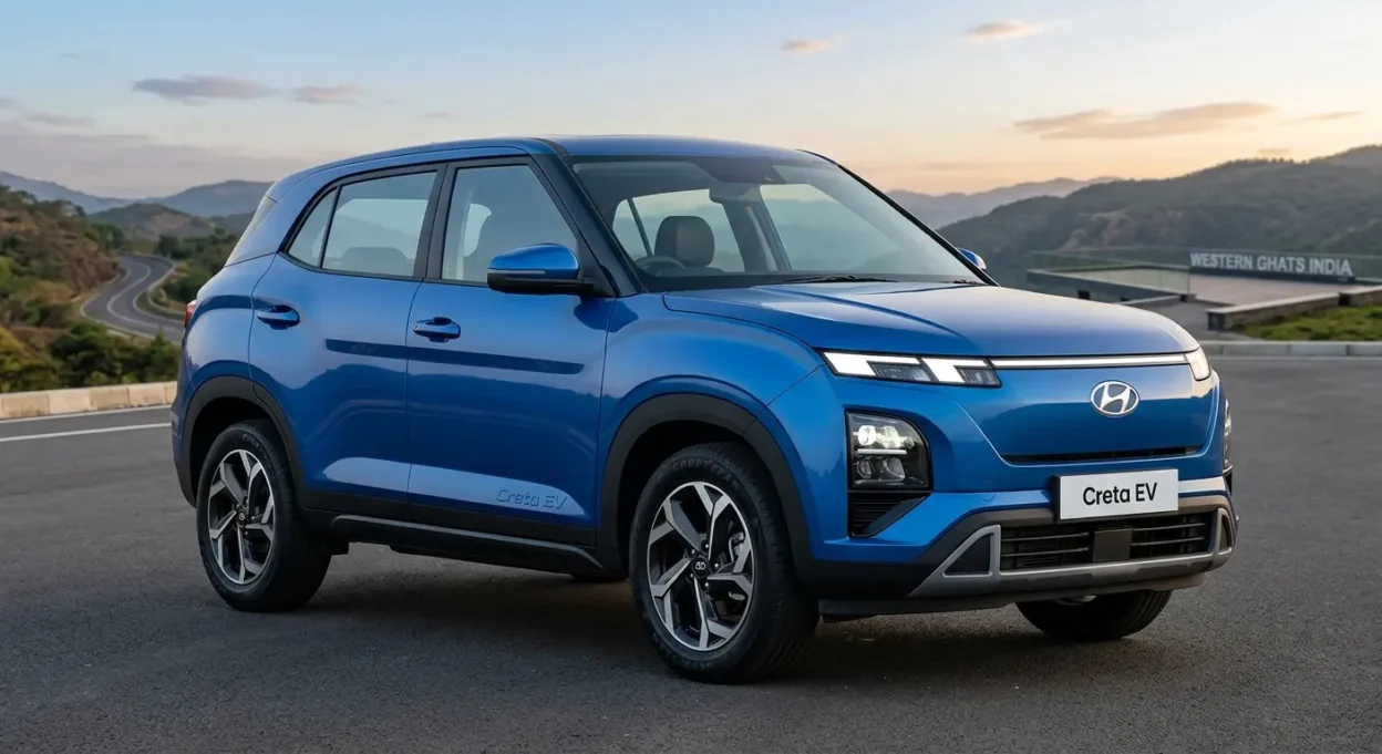 Hyundai Creta Electric 2026 front view review India