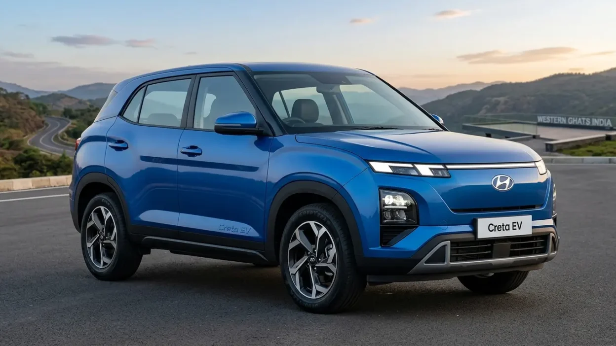 Hyundai Creta Electric 2026 front view review India