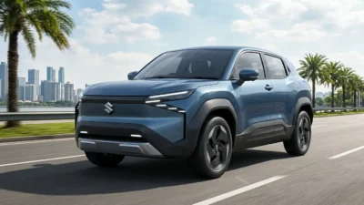 Maruti Suzuki e Vitara 2026 front view electric SUV review