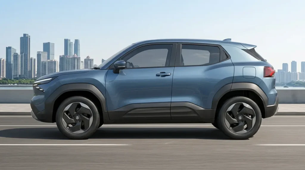 Maruti Suzuki e Vitara side profile design 2026