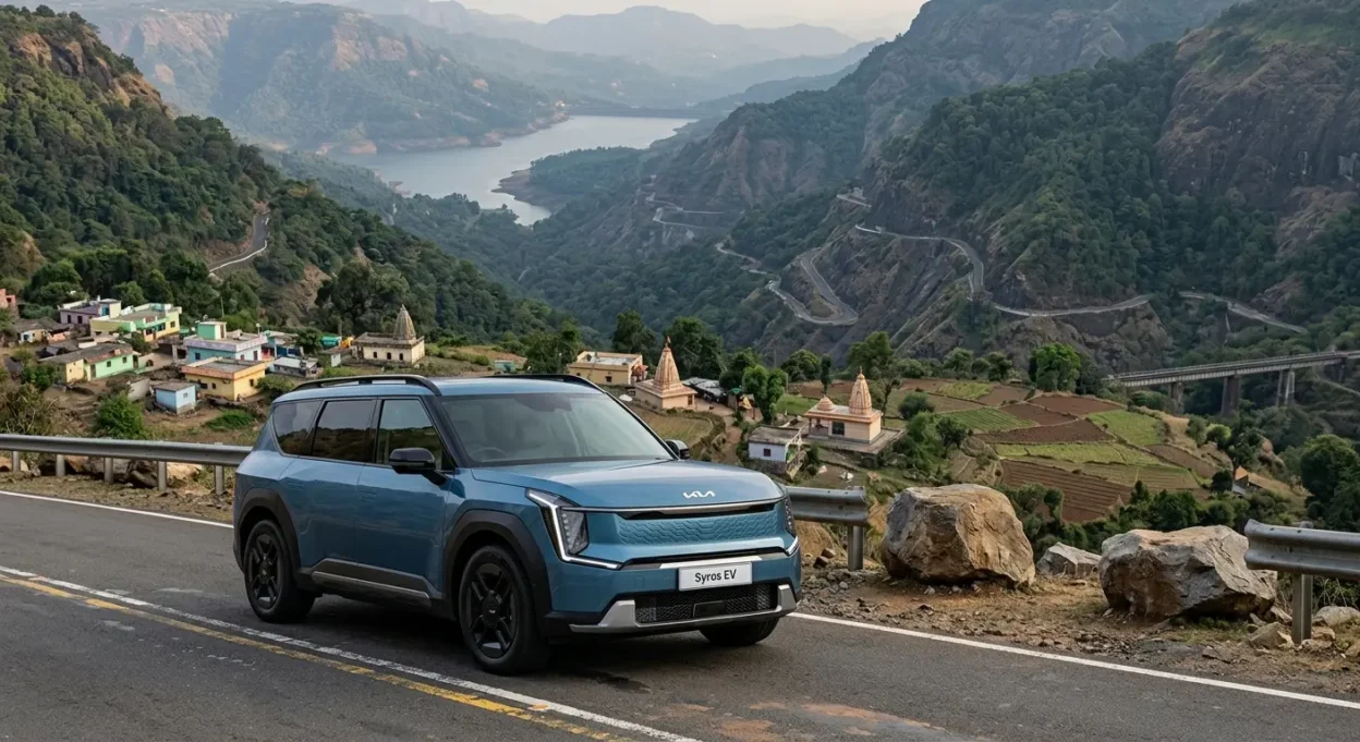Kia Syros EV 2026 front view electric SUV review