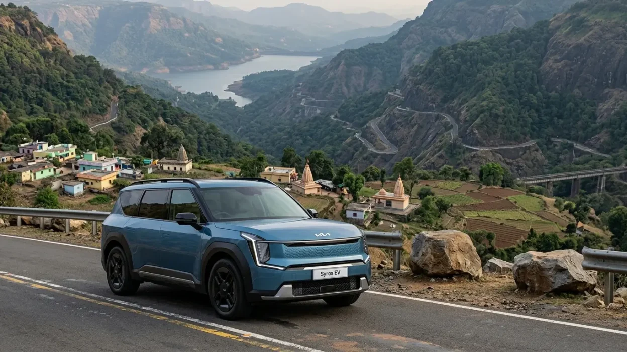 Kia Syros EV 2026 front view electric SUV review